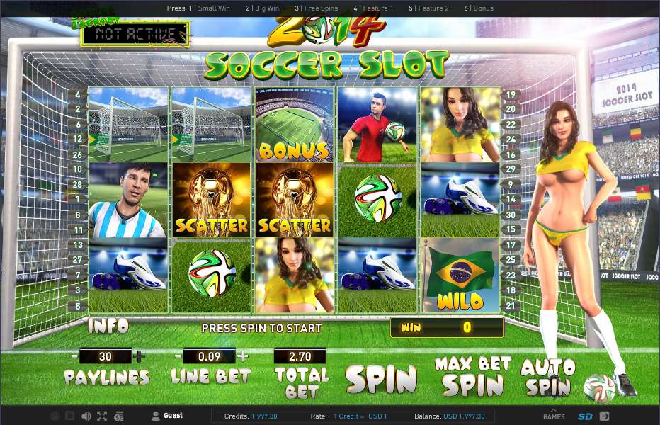 World Soccer Slot - Gameplay