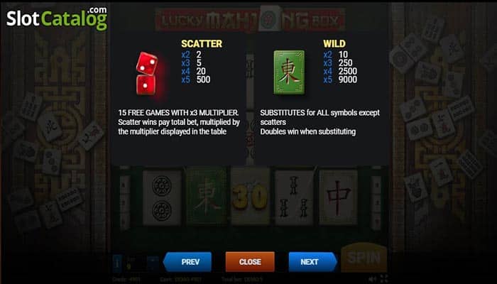 Lucky Mahjong Symbols