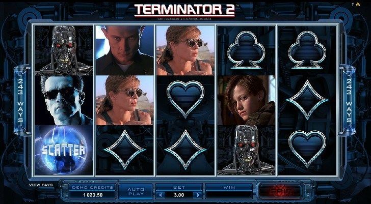 terminator 2 slot