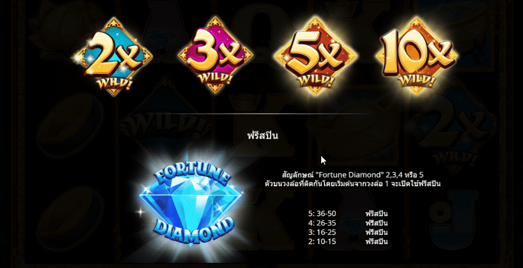 fortune diamond special symbols