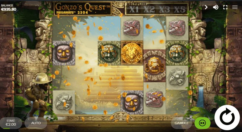 gonzo quest gameplay