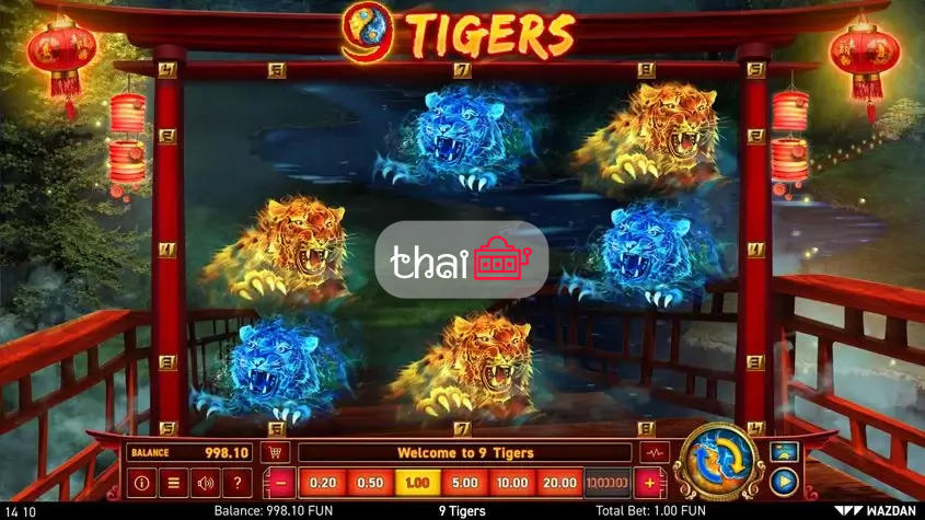 สล็อต 9 Tigers ที่น่าลองเล่นในเวลานี้