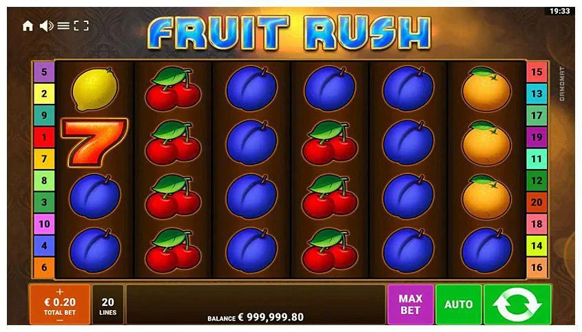 รีวิวเต็ม เกมสล็อตยอดนิยม Fruit rush