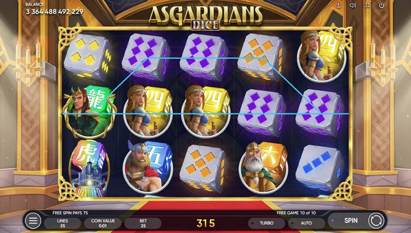 asgardians dice slot