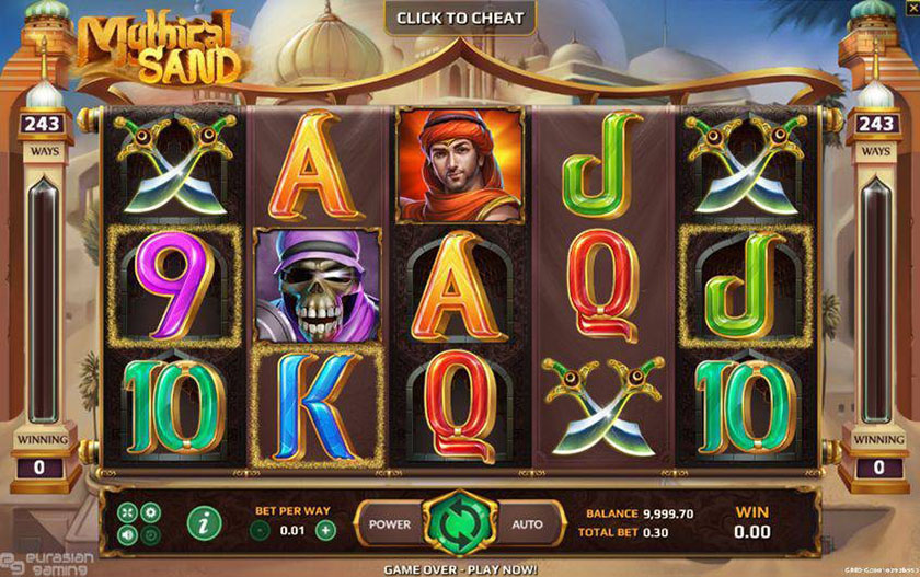 mythical sands slot game